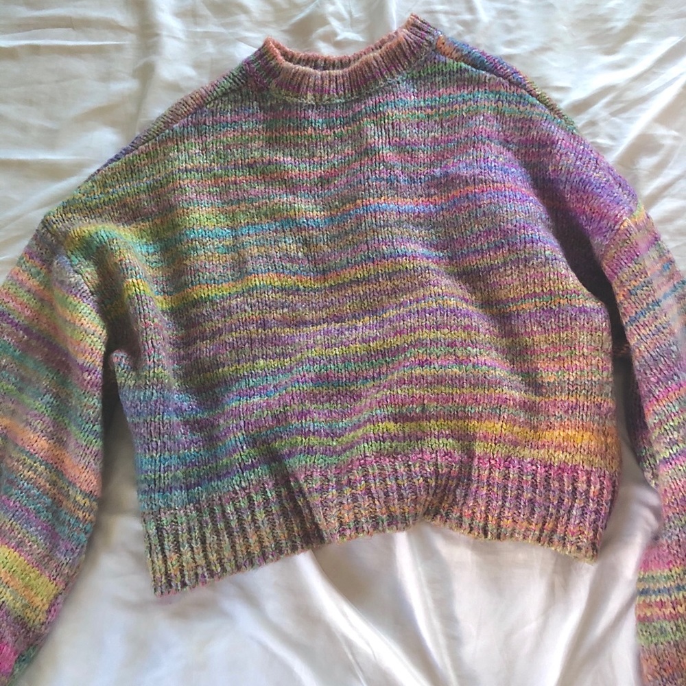Urban Outfitters Agatha Rainbow Sweater